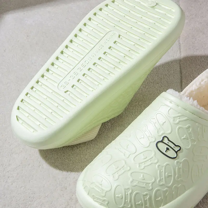 New Couple's Velvet Warm Cotton Shoes for Autumn Winter