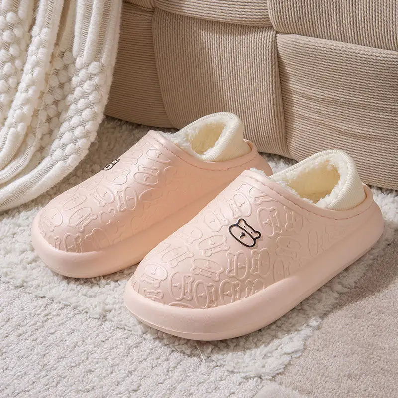 New Couple's Velvet Warm Cotton Shoes for Autumn Winter