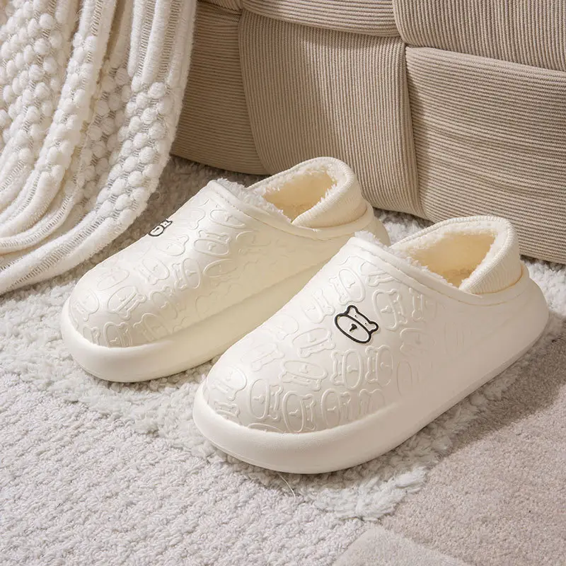 New Couple's Velvet Warm Cotton Shoes for Autumn Winter