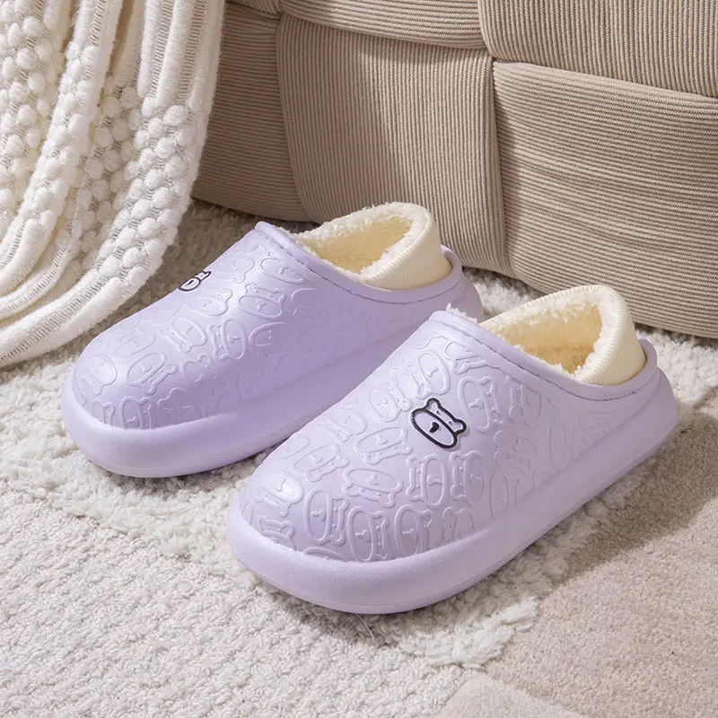 New Couple's Velvet Warm Cotton Shoes for Autumn Winter