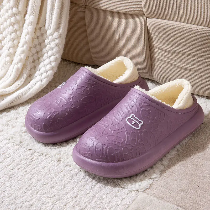 New Couple's Velvet Warm Cotton Shoes for Autumn Winter