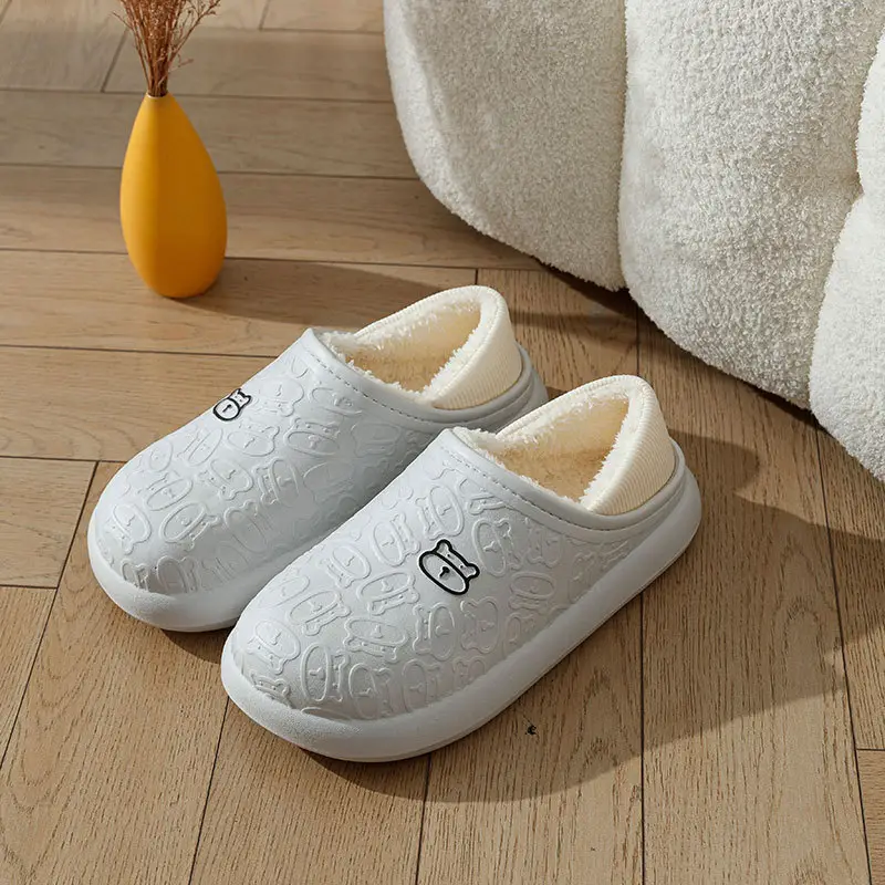 New Couple's Velvet Warm Cotton Shoes for Autumn Winter