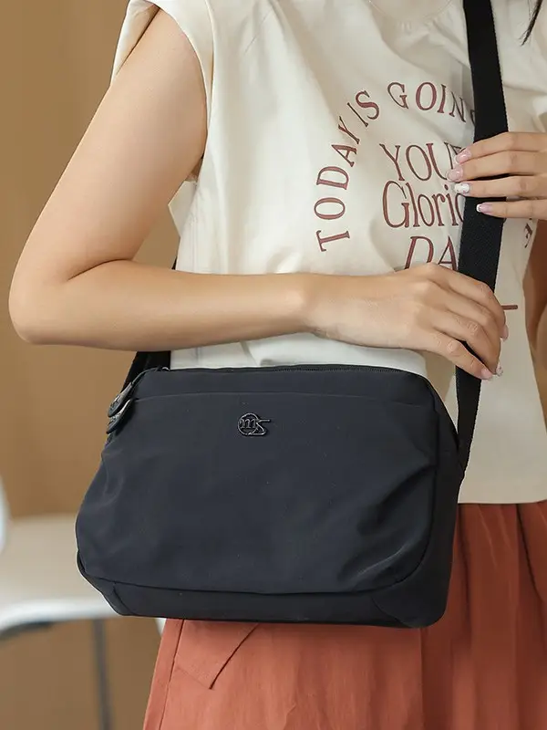 Women's Yellow Canvas Crossbody Bag Large Capacity 2025 - Image 9