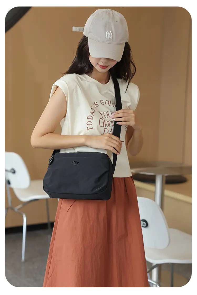 Women's Yellow Canvas Crossbody Bag Large Capacity 2025 — feature 20