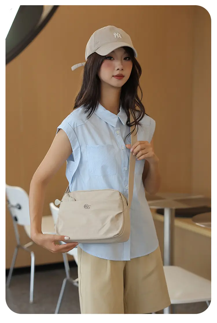 Women's Yellow Canvas Crossbody Bag Large Capacity 2025 — feature 25
