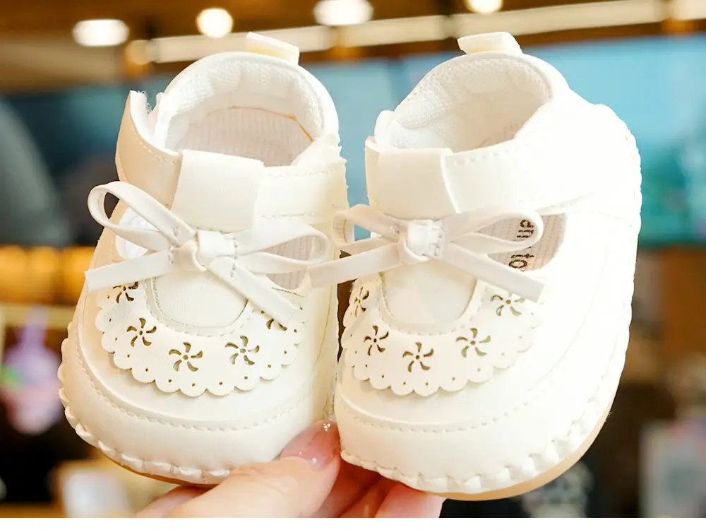Pink Bow Baby Shoes for 0-1 Years Soft Sole Non-Slip — feature 6
