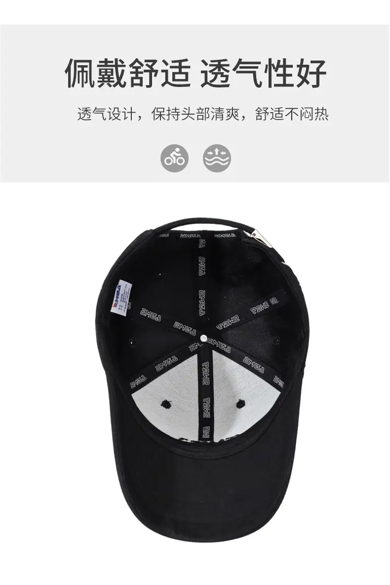 Brown Embroidered 3D Letter Baseball Cap for Men Women — feature 5