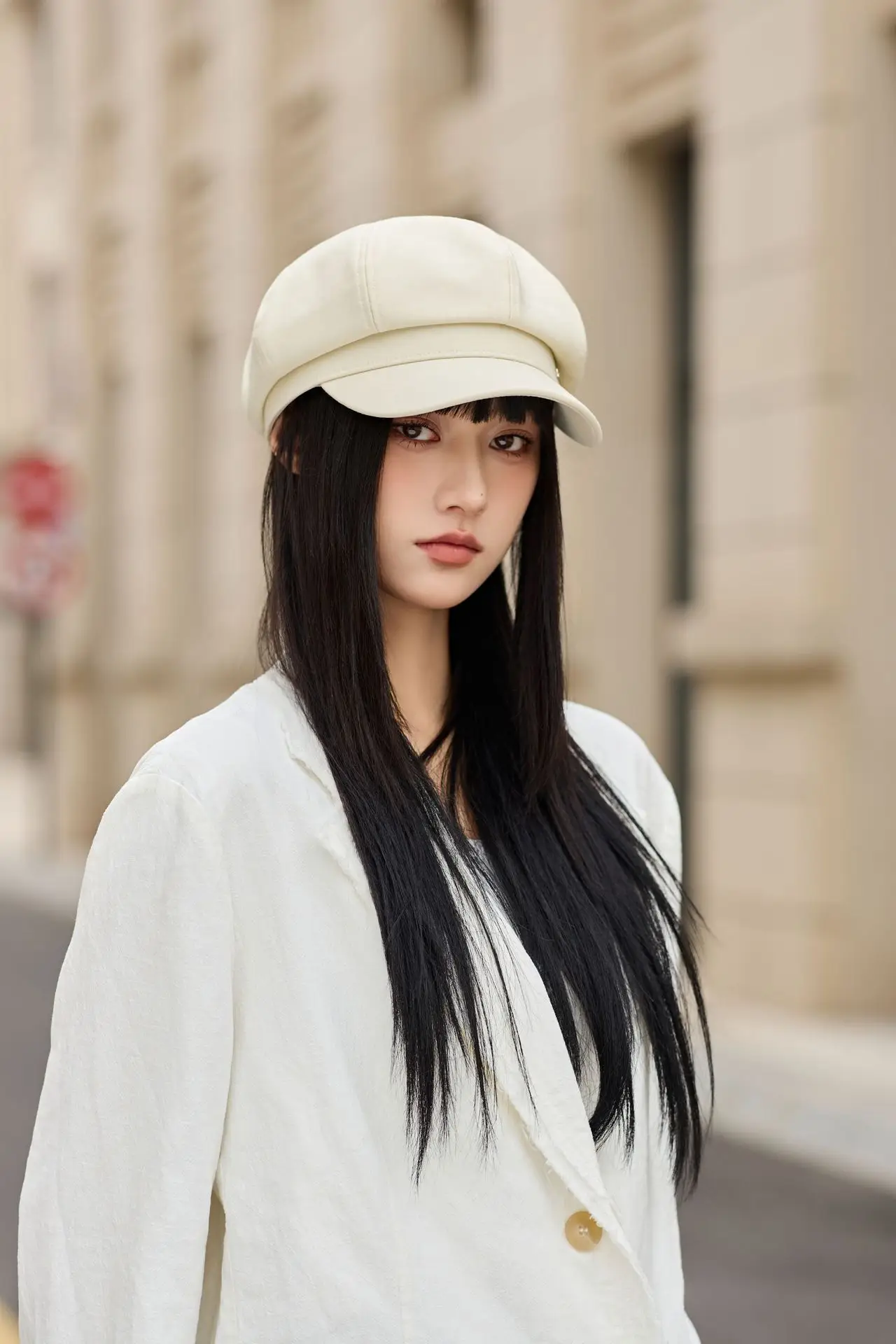Women Beret Hat for Spring Autumn Duckbill Painter — feature 1