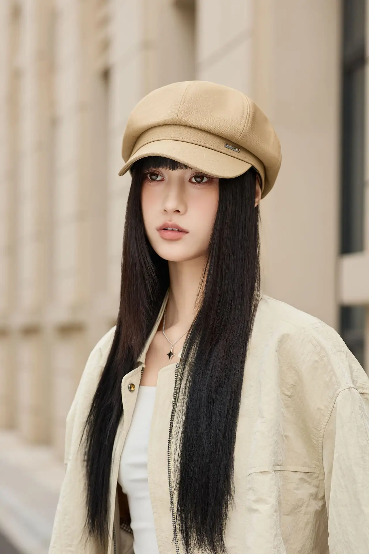 Women Beret Hat for Spring Autumn Duckbill Painter — feature 10