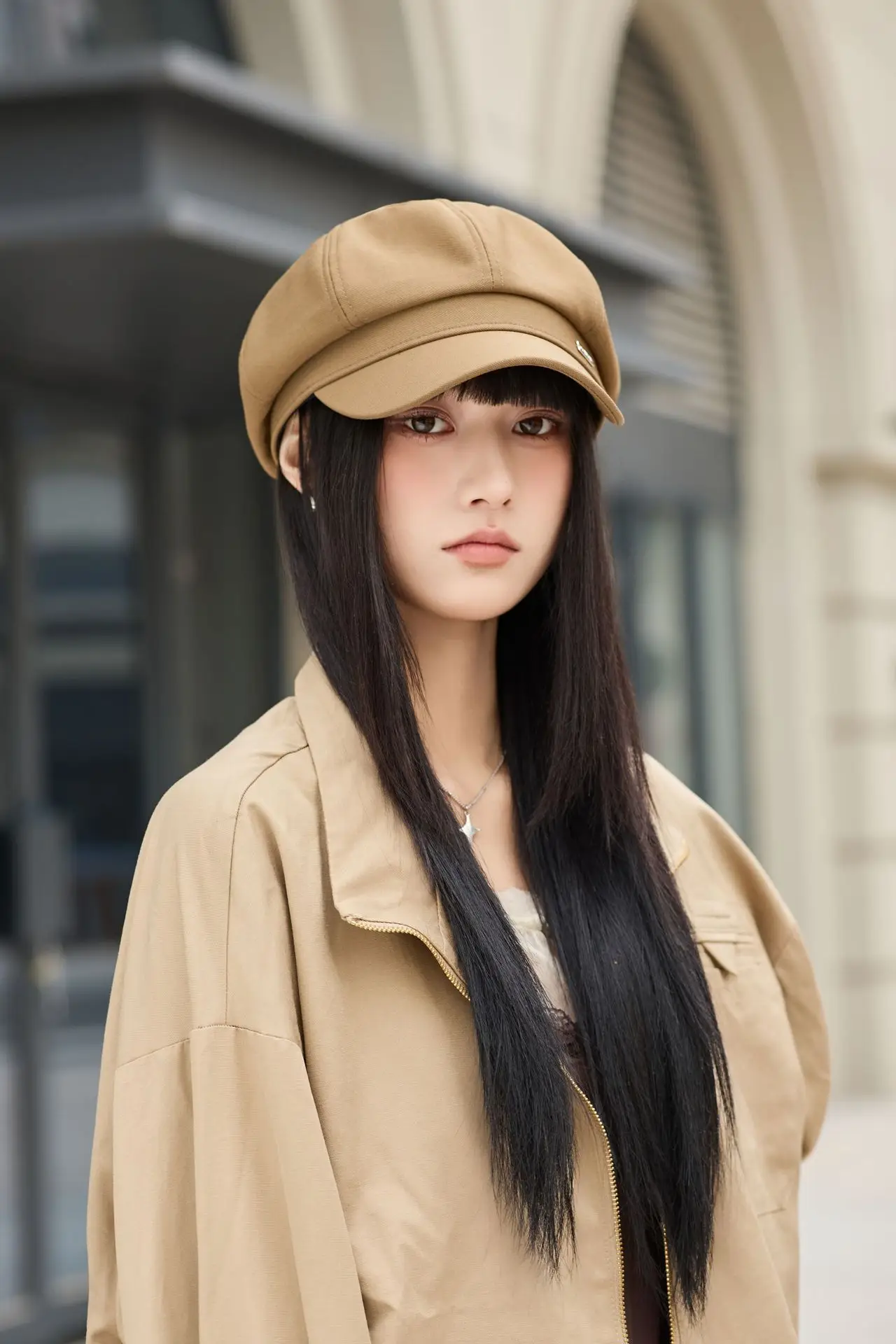 Women Beret Hat for Spring Autumn Duckbill Painter — feature 22
