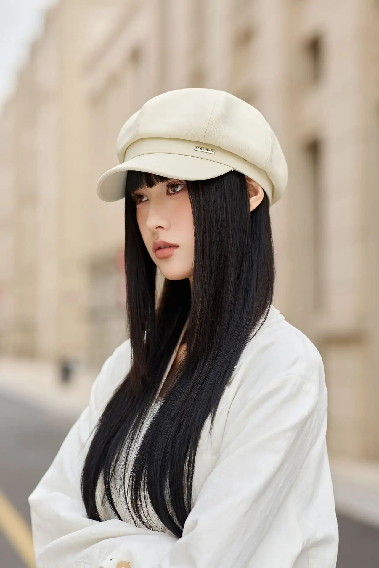 Women Beret Hat for Spring Autumn Duckbill Painter — feature 4