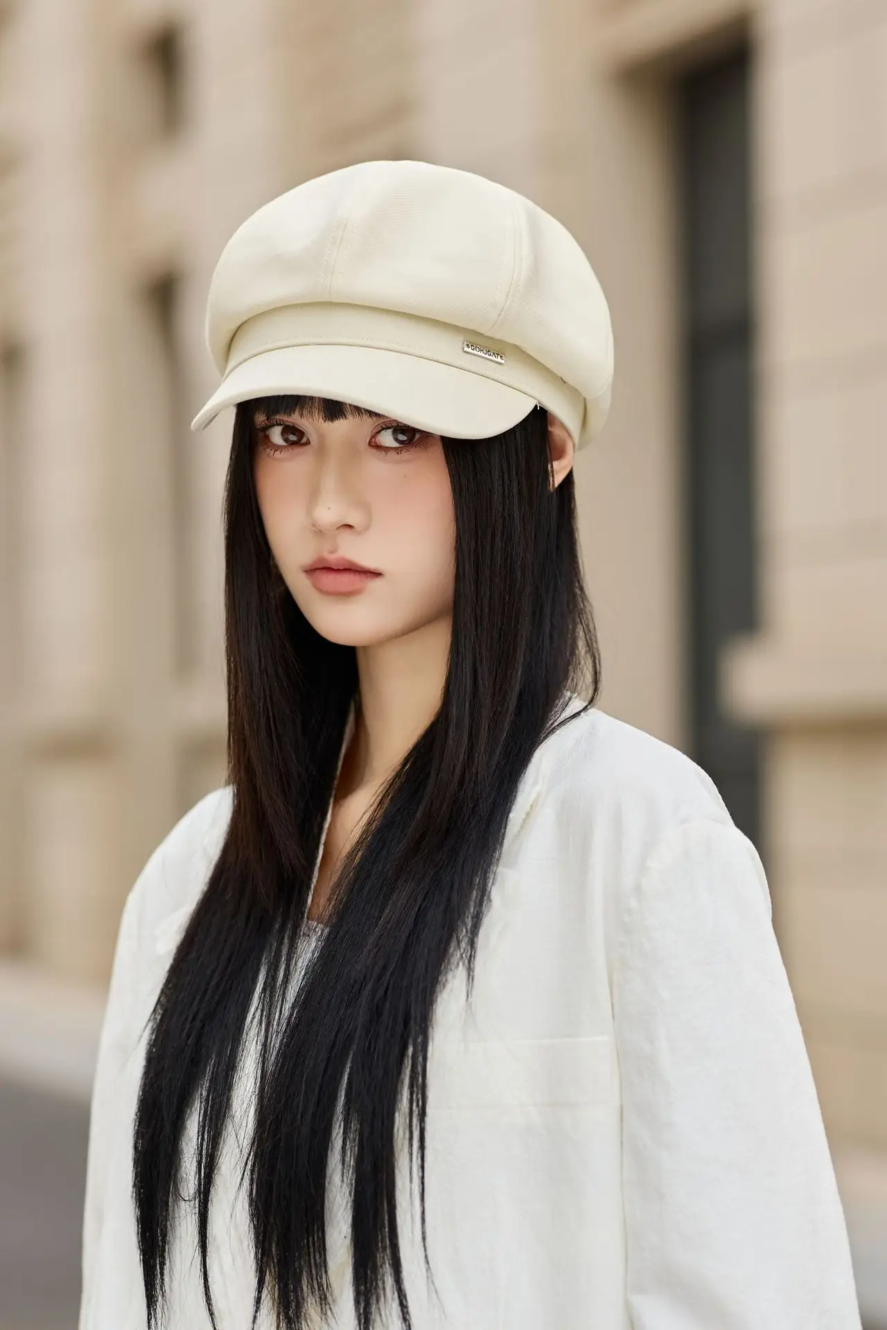 Women Beret Hat for Spring Autumn Duckbill Painter — feature 5