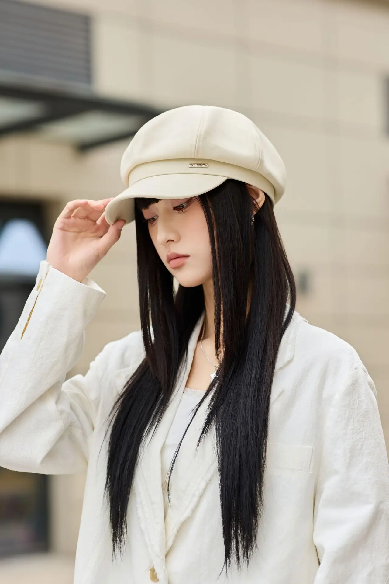 Women Beret Hat for Spring Autumn Duckbill Painter — feature 6