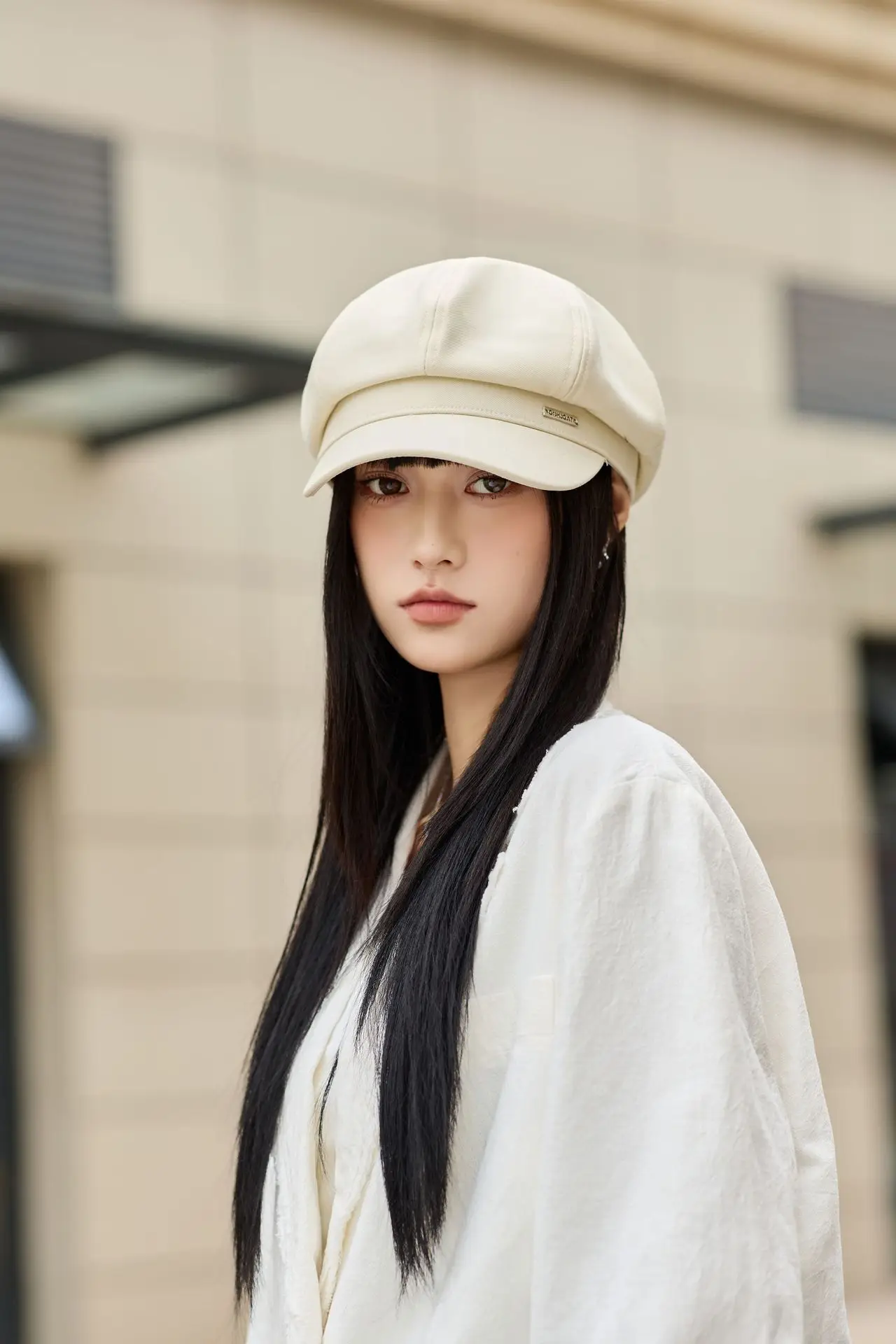 Women Beret Hat for Spring Autumn Duckbill Painter — feature 7