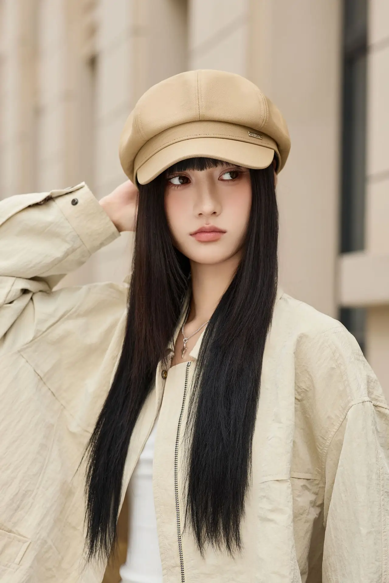 Women Beret Hat for Spring Autumn Duckbill Painter — feature 9