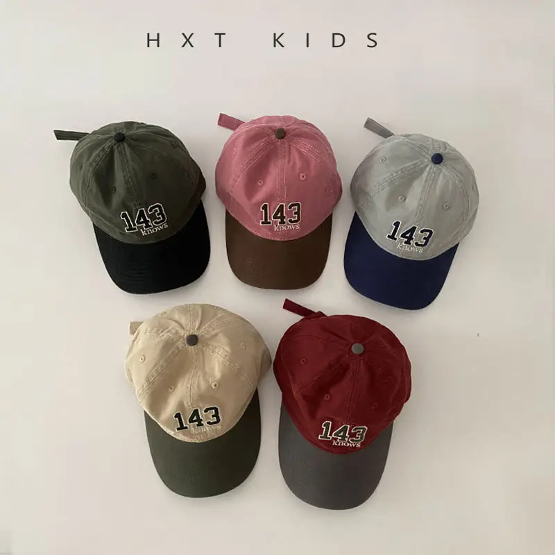 Brown 143 Kids Baseball Cap for Toddler - Image 10