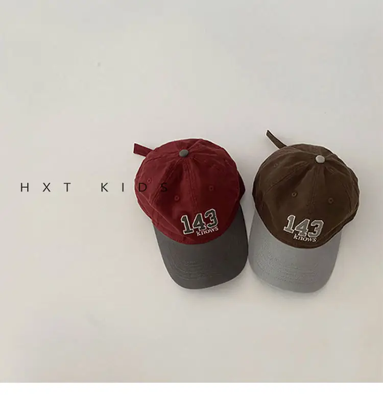 Brown 143 Kids Baseball Cap for Toddler — feature 5