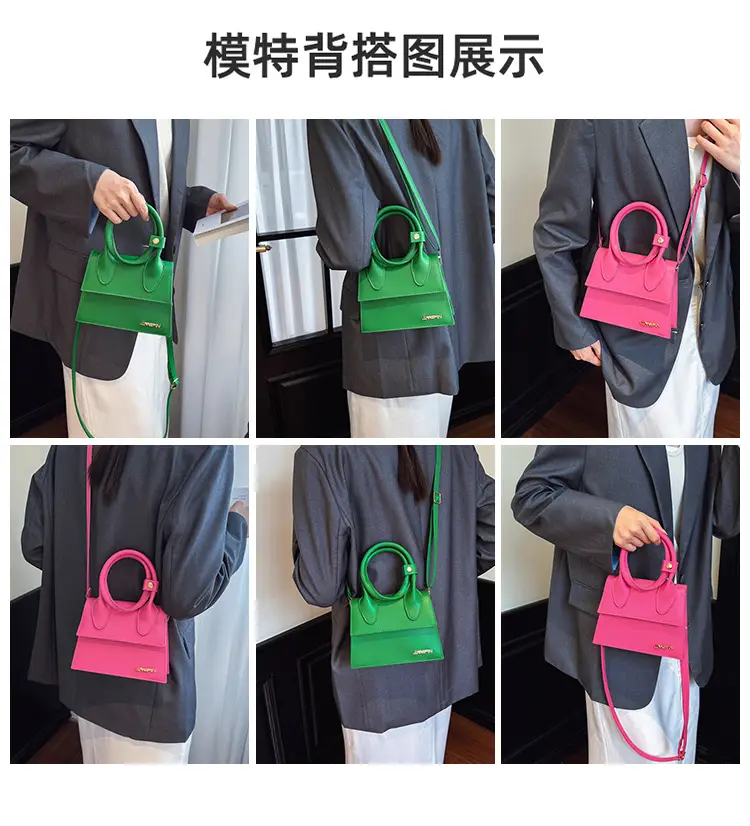 White Retro Handbag with Chain Strap for Women — feature 11