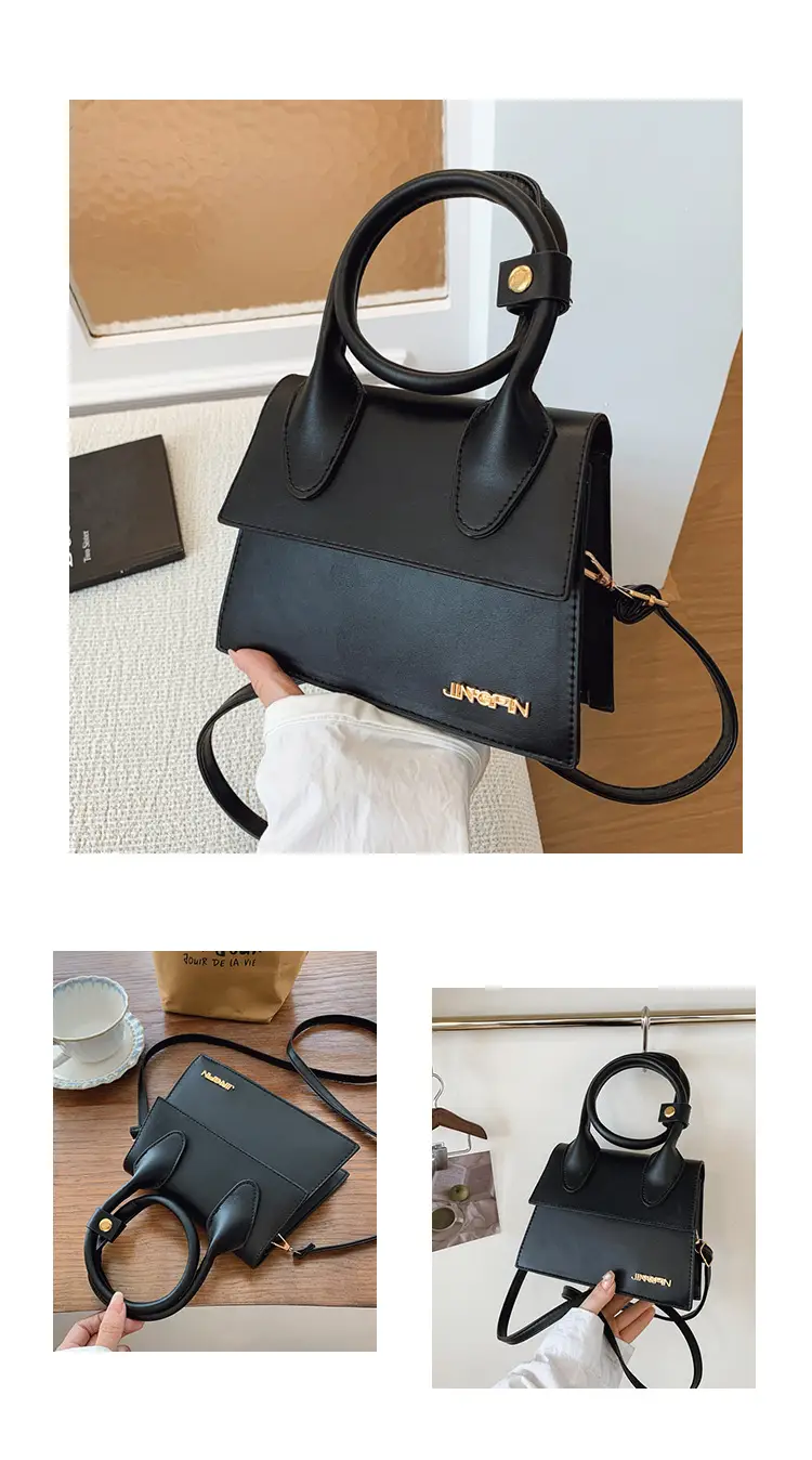 White Retro Handbag with Chain Strap for Women — feature 18