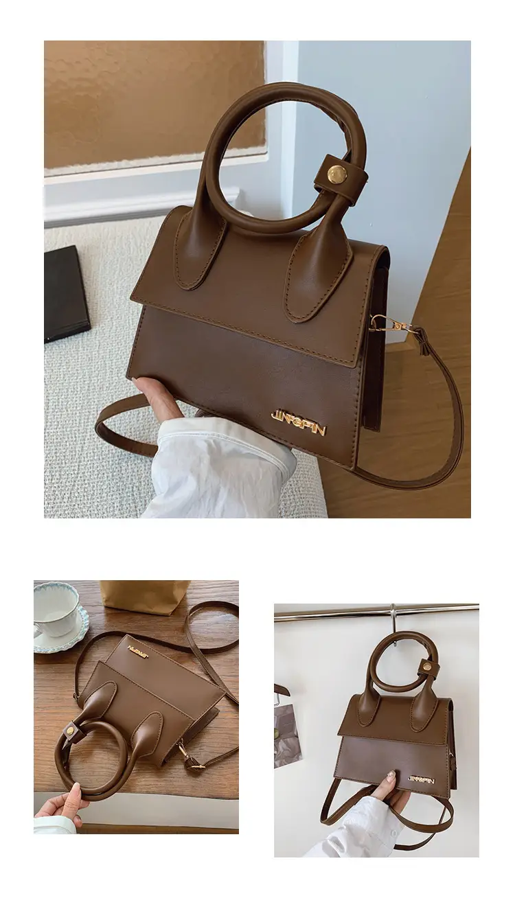 White Retro Handbag with Chain Strap for Women — feature 20