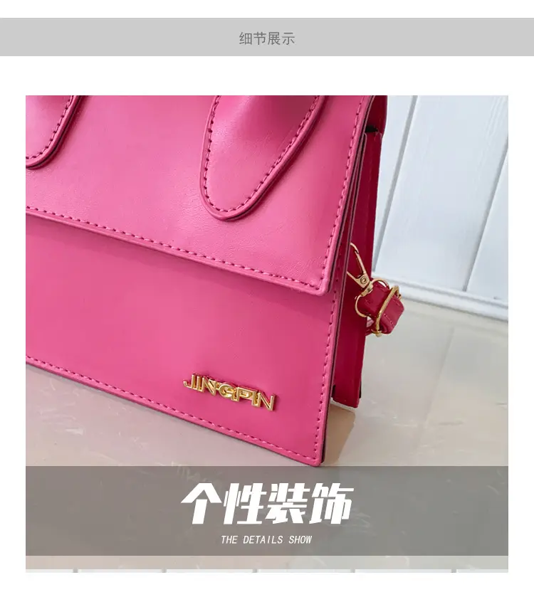 White Retro Handbag with Chain Strap for Women — feature 4