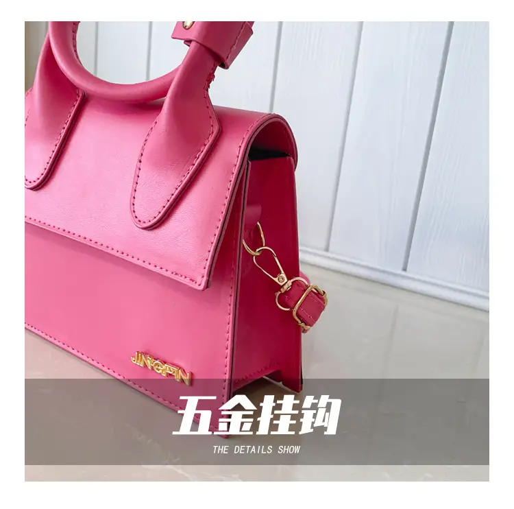 White Retro Handbag with Chain Strap for Women — feature 6