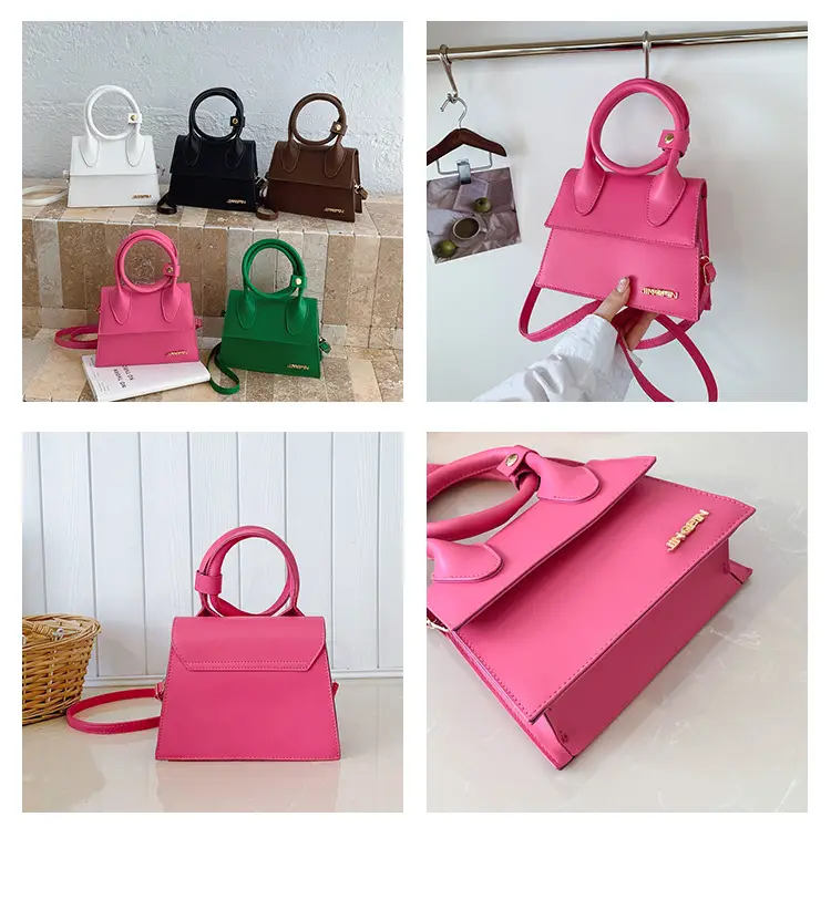 White Retro Handbag with Chain Strap for Women — feature 9