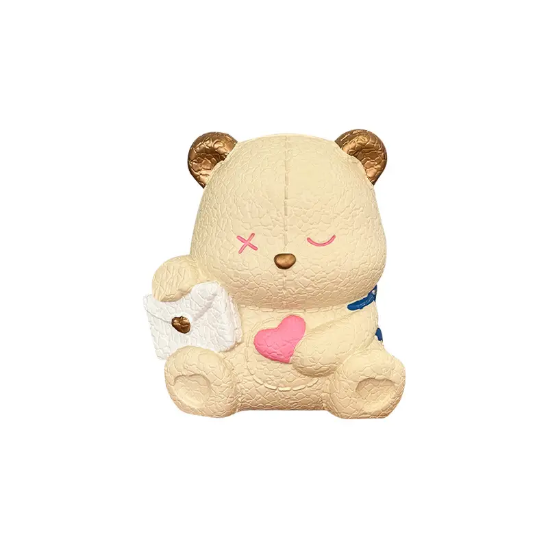 Makeup Brush Storage Bear Holder for Bedroom Dresser - Image 6