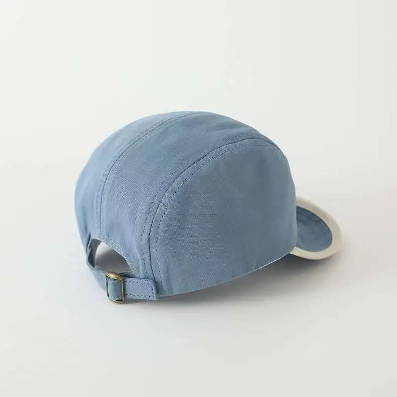 Korean Style Embroidered Hat for Boys Girls Beige — feature 25