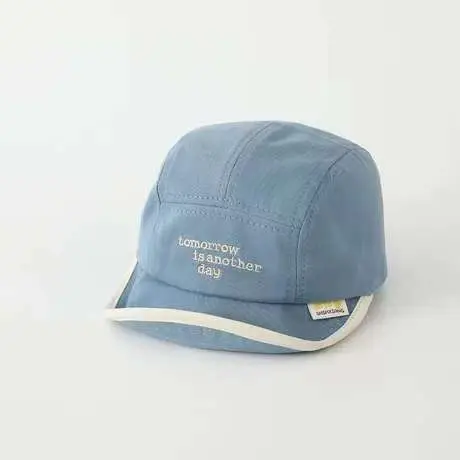 Korean Style Embroidered Hat for Boys Girls Beige - Image 14