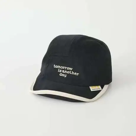 Korean Style Embroidered Hat for Boys Girls Beige - Image 18