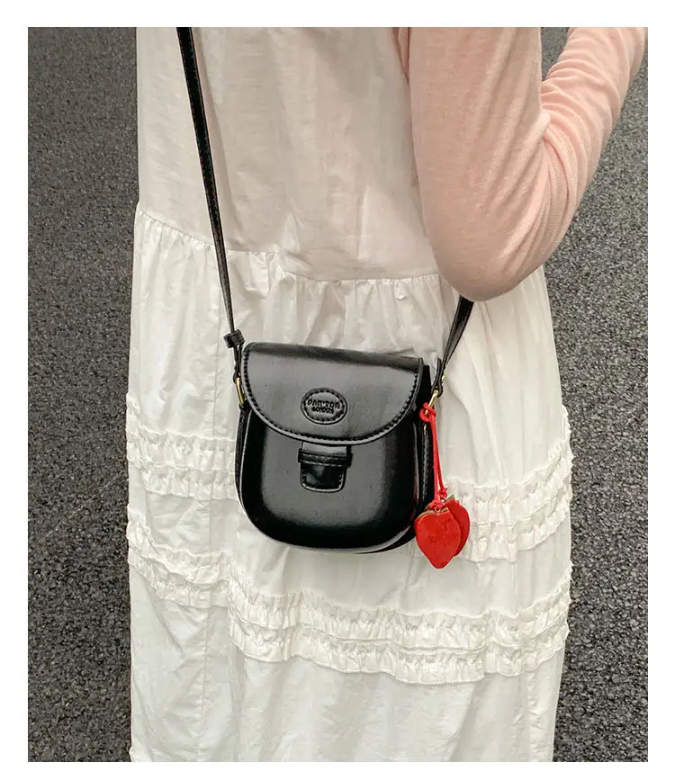 Vintage Saddle Crossbody Bag for Women Brown 2025 — feature 13