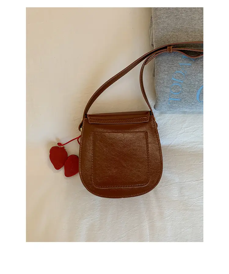 Vintage Saddle Crossbody Bag for Women Brown 2025 — feature 30