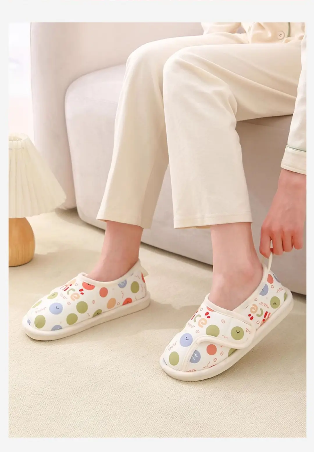 New Postpartum Shoes for Summer and Autumn, Thin Style for July, August, and September, Maternity Slippers with Heel Cover, Warm Cotton Slippers for Women, Wholesale for Summer — feature 15