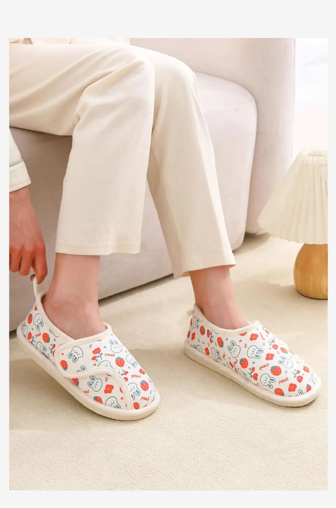 New Postpartum Shoes for Summer and Autumn, Thin Style for July, August, and September, Maternity Slippers with Heel Cover, Warm Cotton Slippers for Women, Wholesale for Summer — feature 4