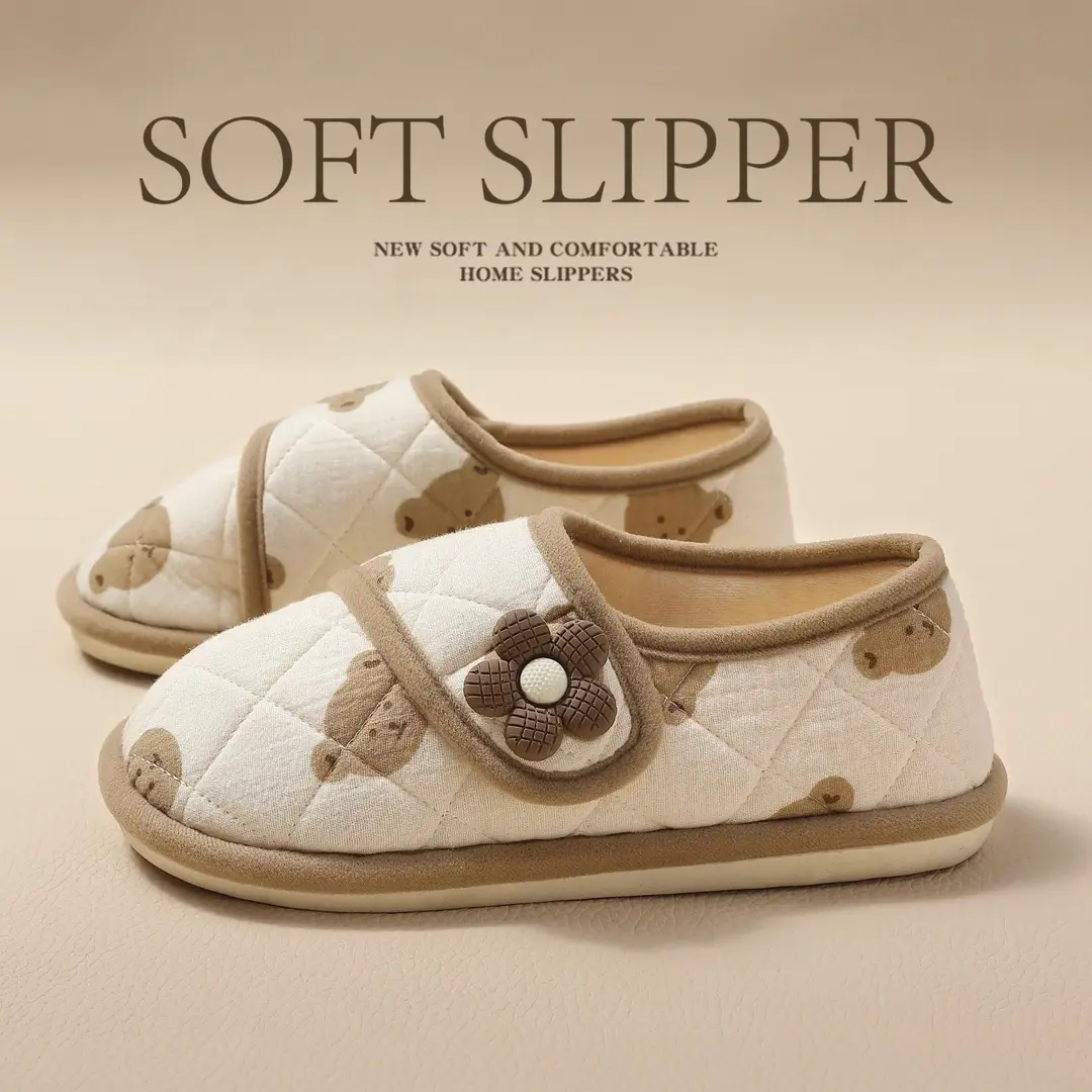 New Postpartum Shoes for Summer and Autumn, Thin Style for July, August, and September, Maternity Slippers with Heel Cover, Warm Cotton Slippers for Women, Wholesale for Summer - Image 5