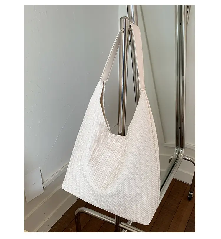 Brown Textured Tote Bag for Women Daily Commute — feature 24
