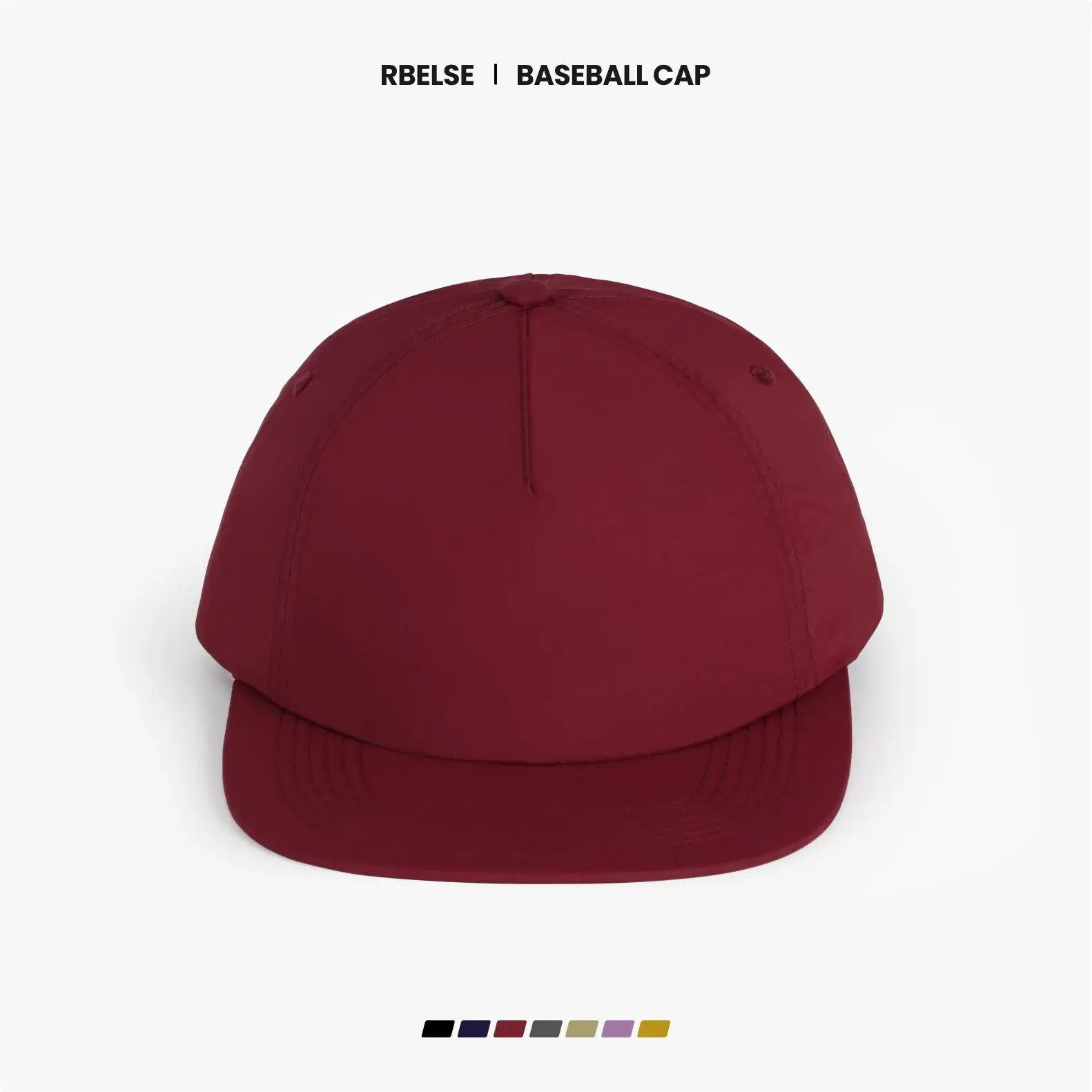 Navy Blue Men's Baseball Cap 5 Colors with Logo - Image 12