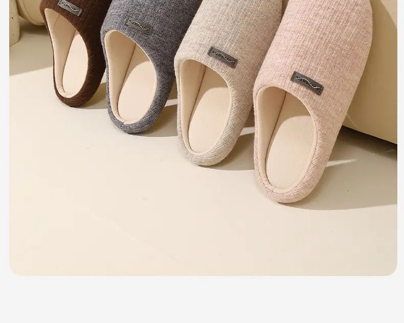 2025 Cotton Slippers for Men and Women, Indoor and Outdoor Winter New Anti-Slip Thick Soft Sole Warm Plush Couple Slippers — feature 16