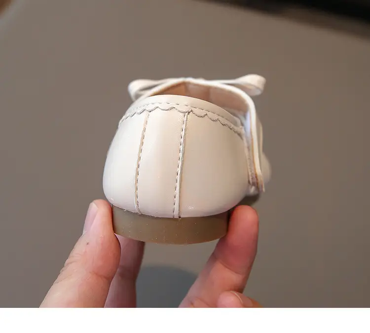 Silver Bow Baby Shoes for Girls Spring Autumn — feature 23