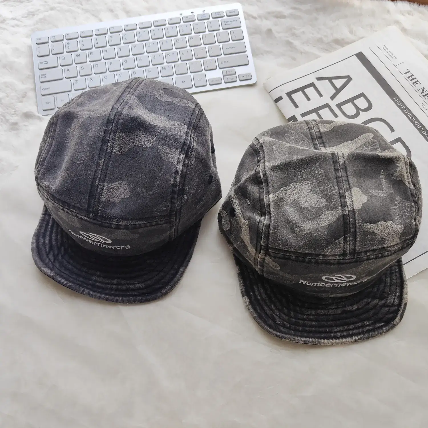 Camouflage Baseball Cap with Short Brim for Men Women — feature 5