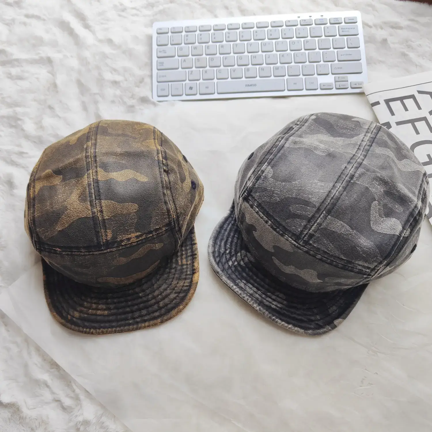 Camouflage Baseball Cap with Short Brim for Men Women — feature 6