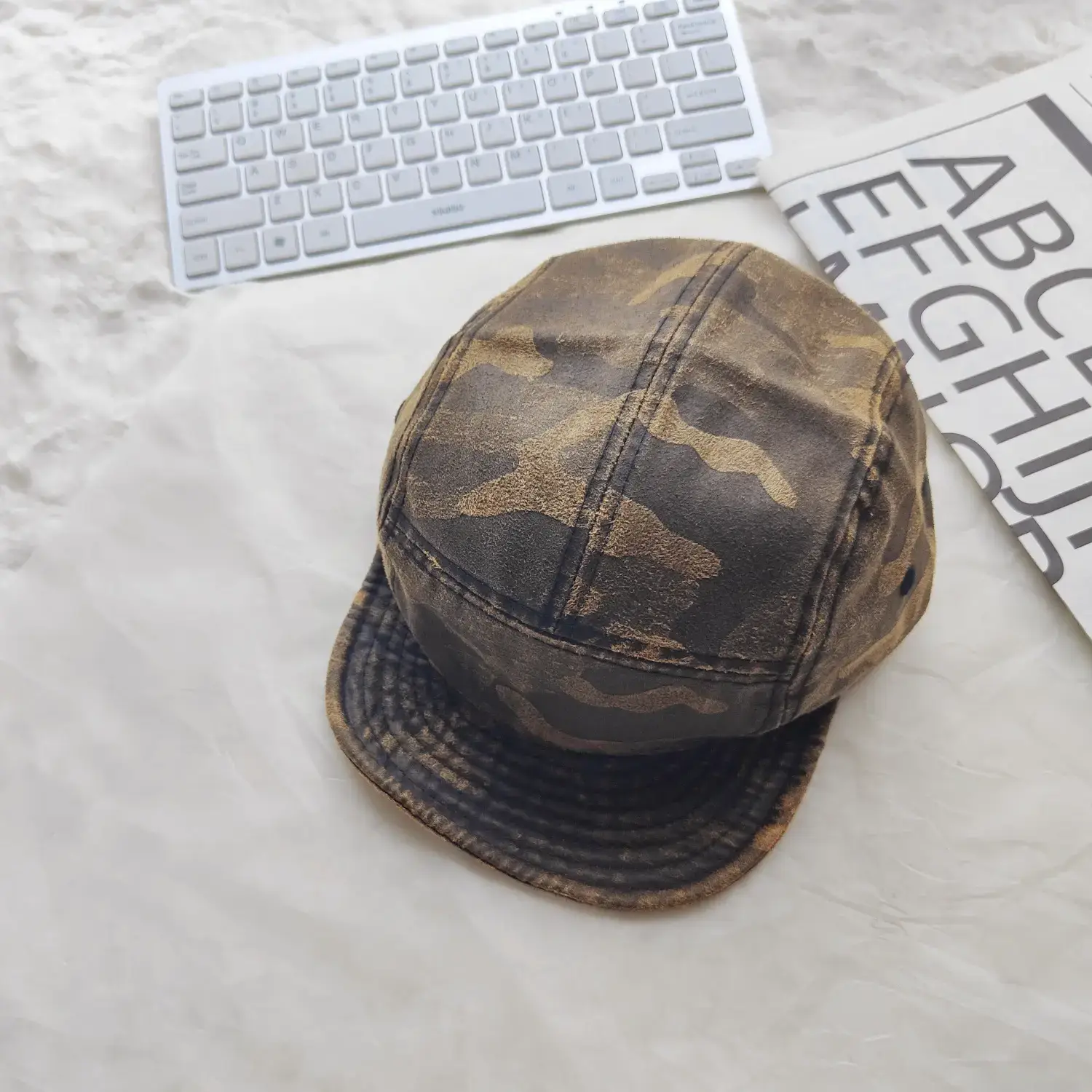 Camouflage Baseball Cap with Short Brim for Men Women - Image 2