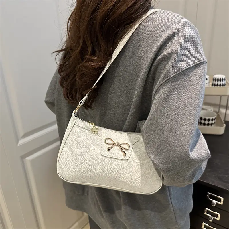 Red Bow Shoulder Bag for Women 2025 - Image 5