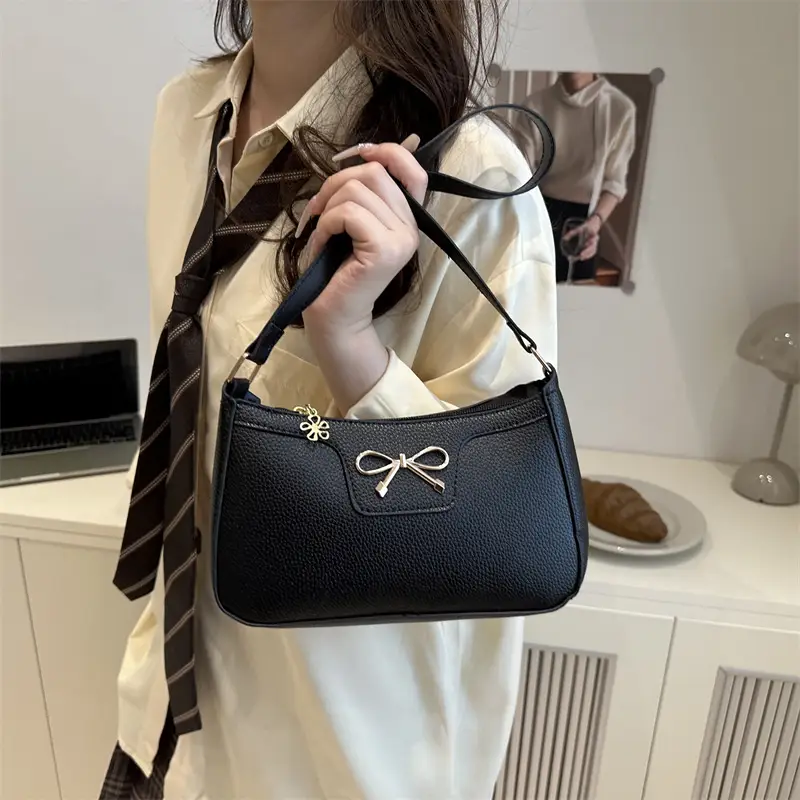 Red Bow Shoulder Bag for Women 2025 - Image 6