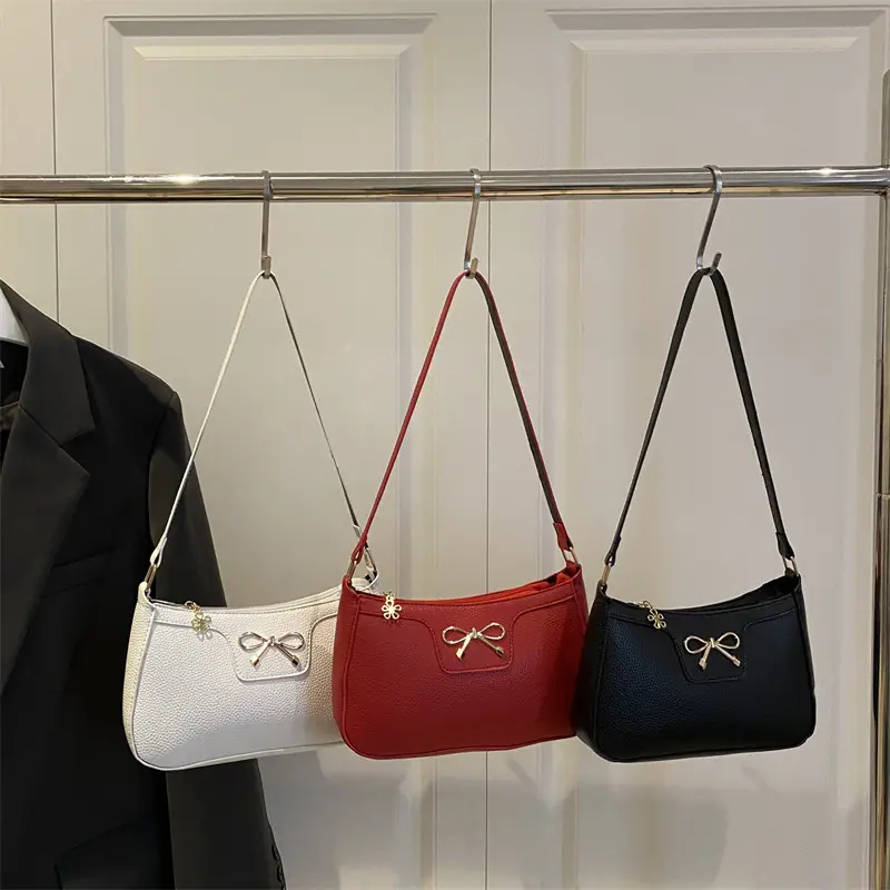 Red Bow Shoulder Bag for Women 2025 - Image 7