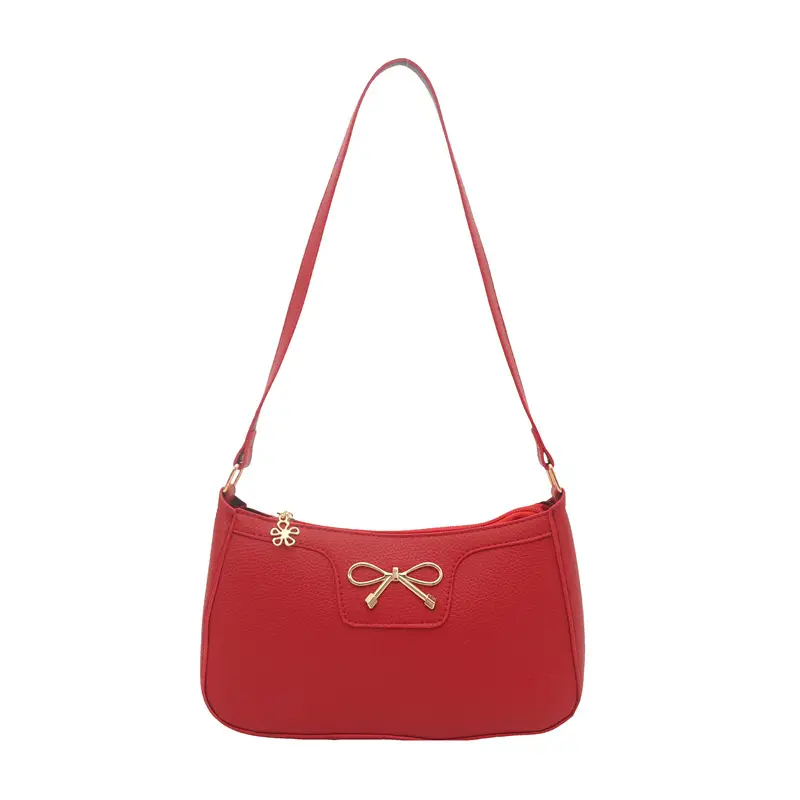 Red Bow Shoulder Bag for Women 2025 - Image 8