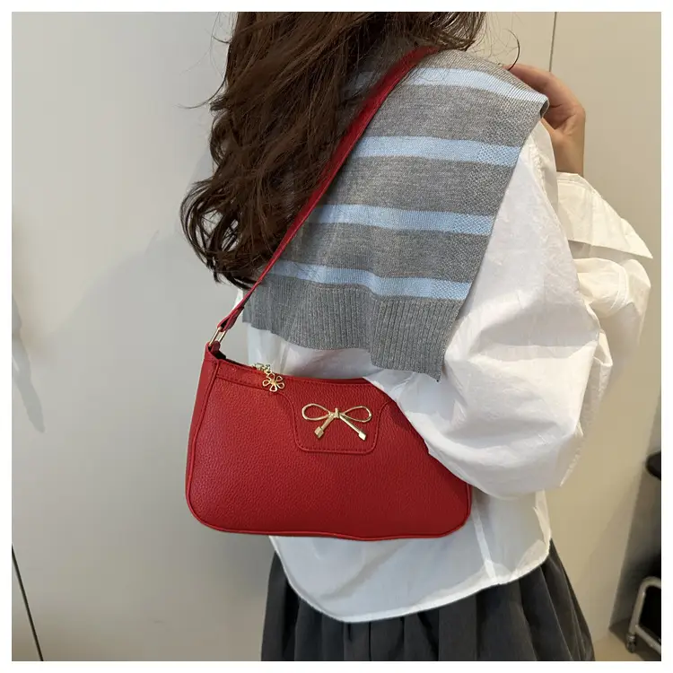 Red Bow Shoulder Bag for Women 2025 — feature 11