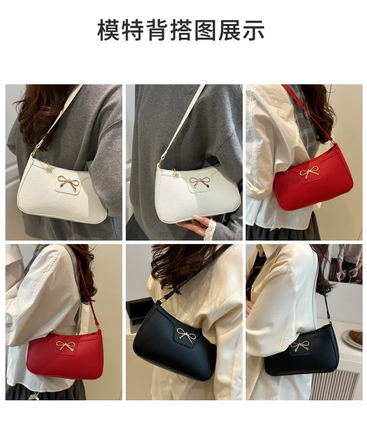 Red Bow Shoulder Bag for Women 2025 — feature 3
