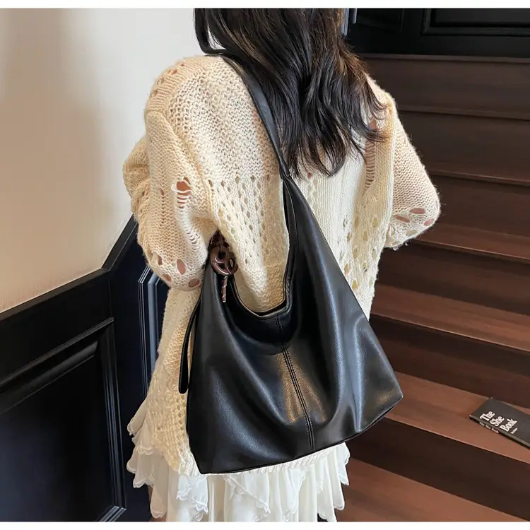 Brown Leather Shoulder Bag for Women 2026 Autumn Winter — feature 24